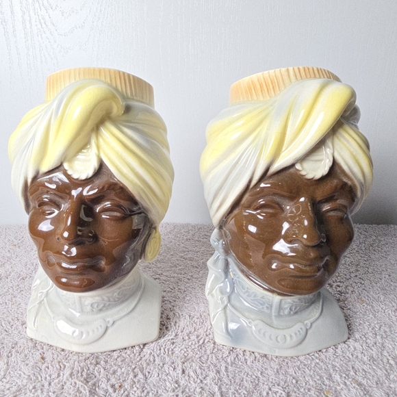 Vintage Royal Copley Ceramic Sultan Wall Pockets